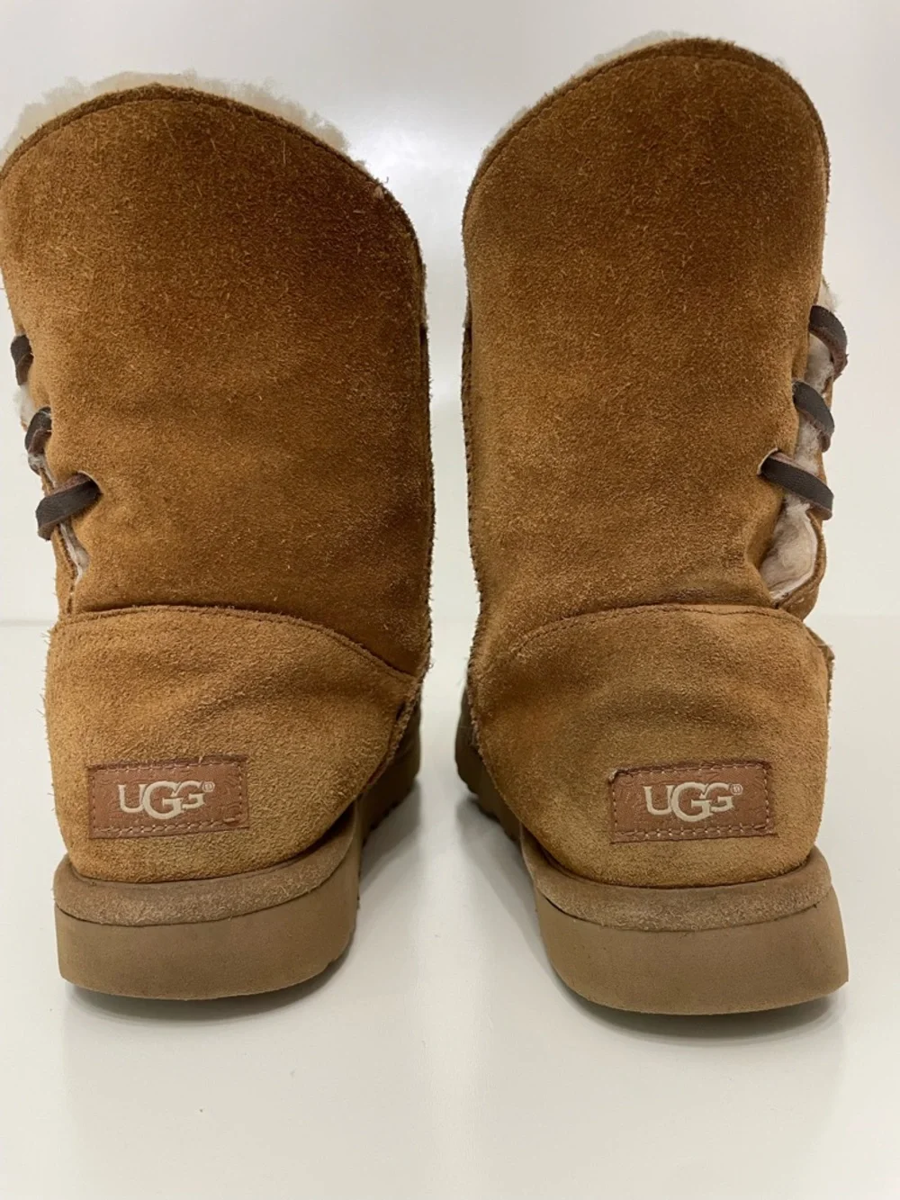 UGG Constantine Suede Shearling Boot, size 9